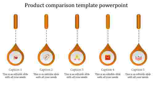 product comparison template powerpoint-product comparison template powerpoint-orange